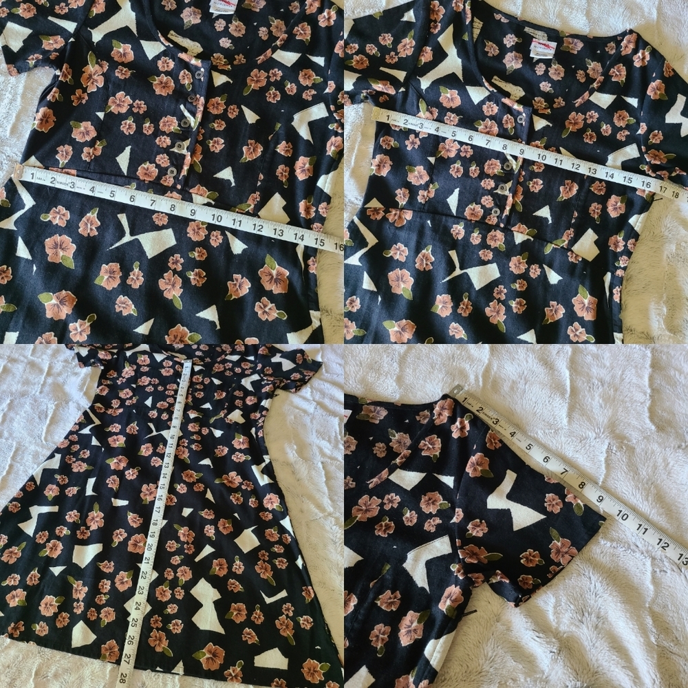 RVCA Floral Skater A-Line Dress - NWOT - Picture 6 of 11